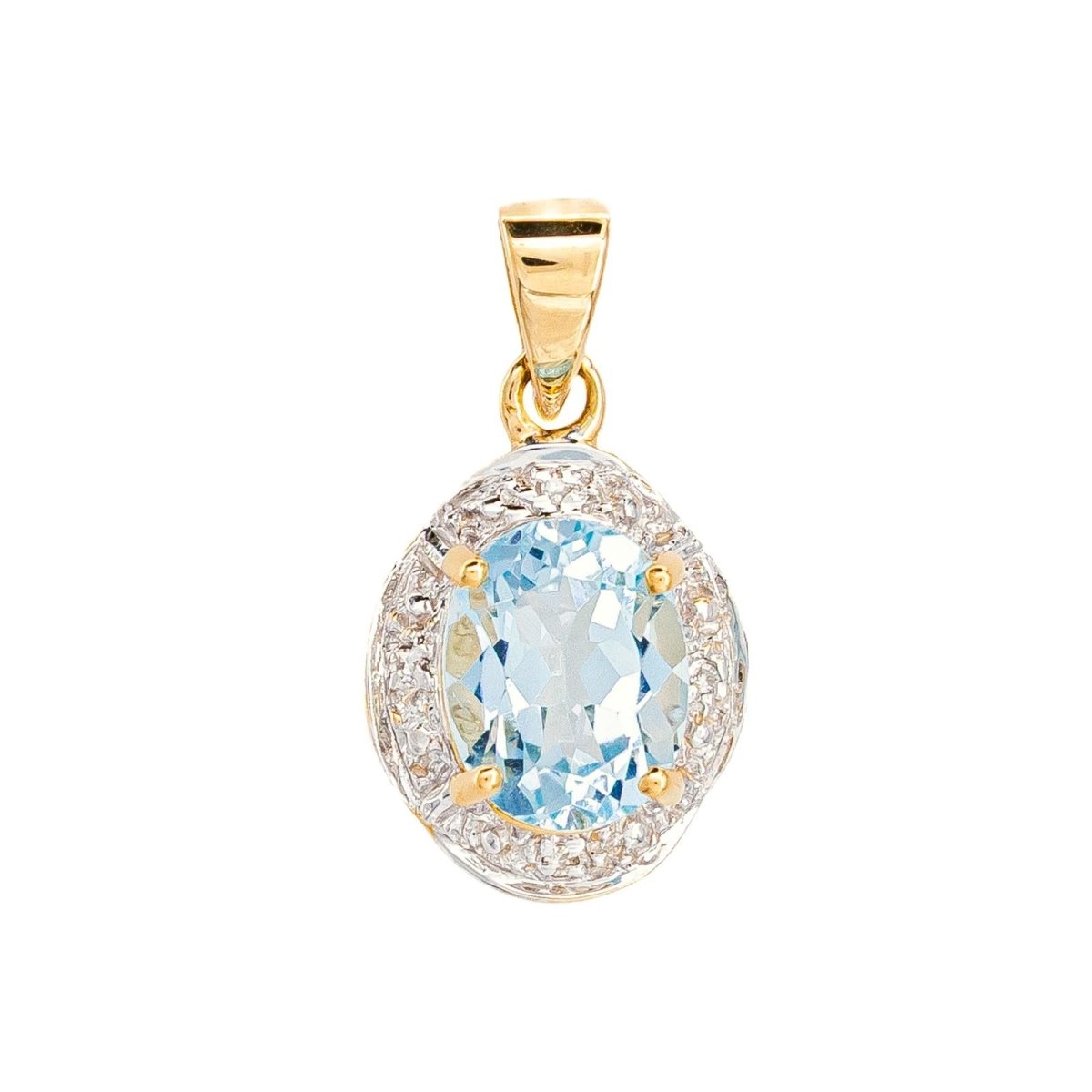 Pendentif Or jaune Topaze - Castafiore