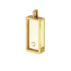 Pendentif PASCAL MORABITO en or jaune, résine et diamant - Castafiore