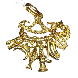 Pendentif PENCA DE BALANGANDAN en or jaune - Castafiore
