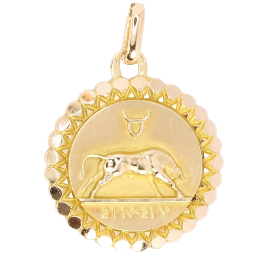 Pendentif PERROUD Signe du zodiaque en or jaune - Castafiore
