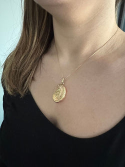 Pendentif Photo En Or Jaune Et Rose - Castafiore