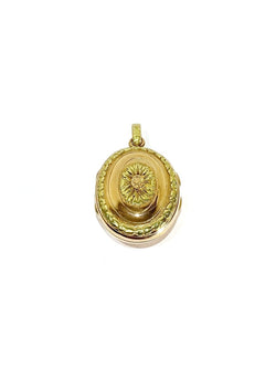Pendentif Photo En Or Jaune Et Rose - Castafiore