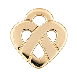Pendentif POIRAY "Cœur entrelacé" en or jaune - Castafiore
