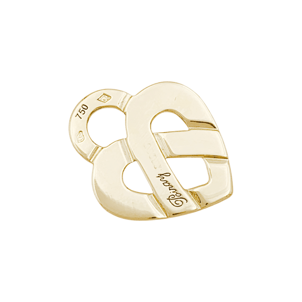Pendentif POIRAY "Coeur entrelacé" en or jaune - Castafiore
