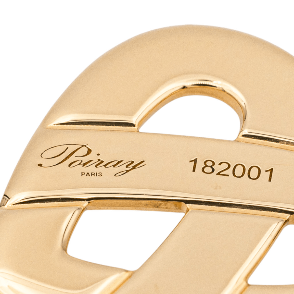 Pendentif POIRAY "Cœur entrelacé" en or jaune - Castafiore