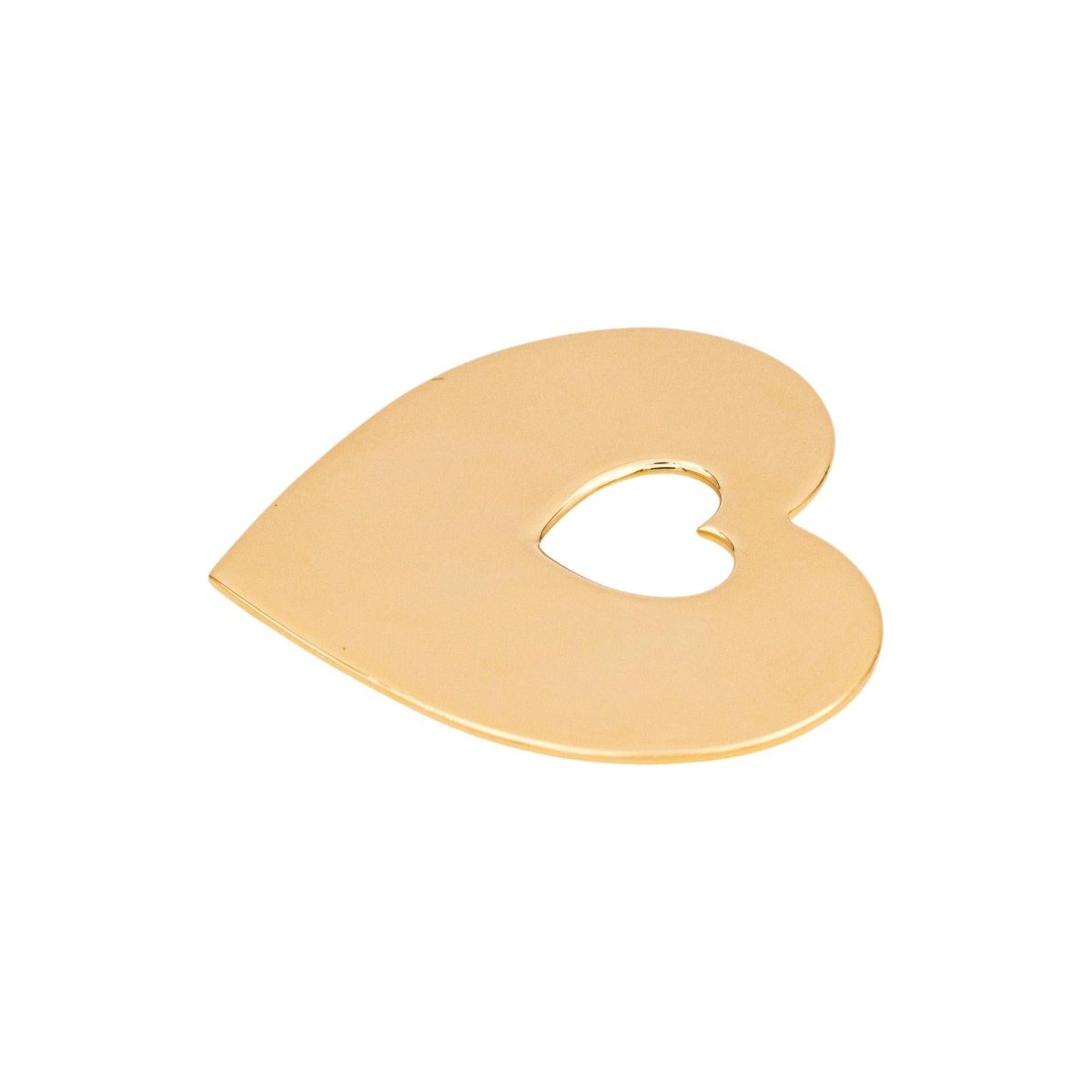 Pendentif POIRAY "Coeur Secret" en or blanc - Castafiore