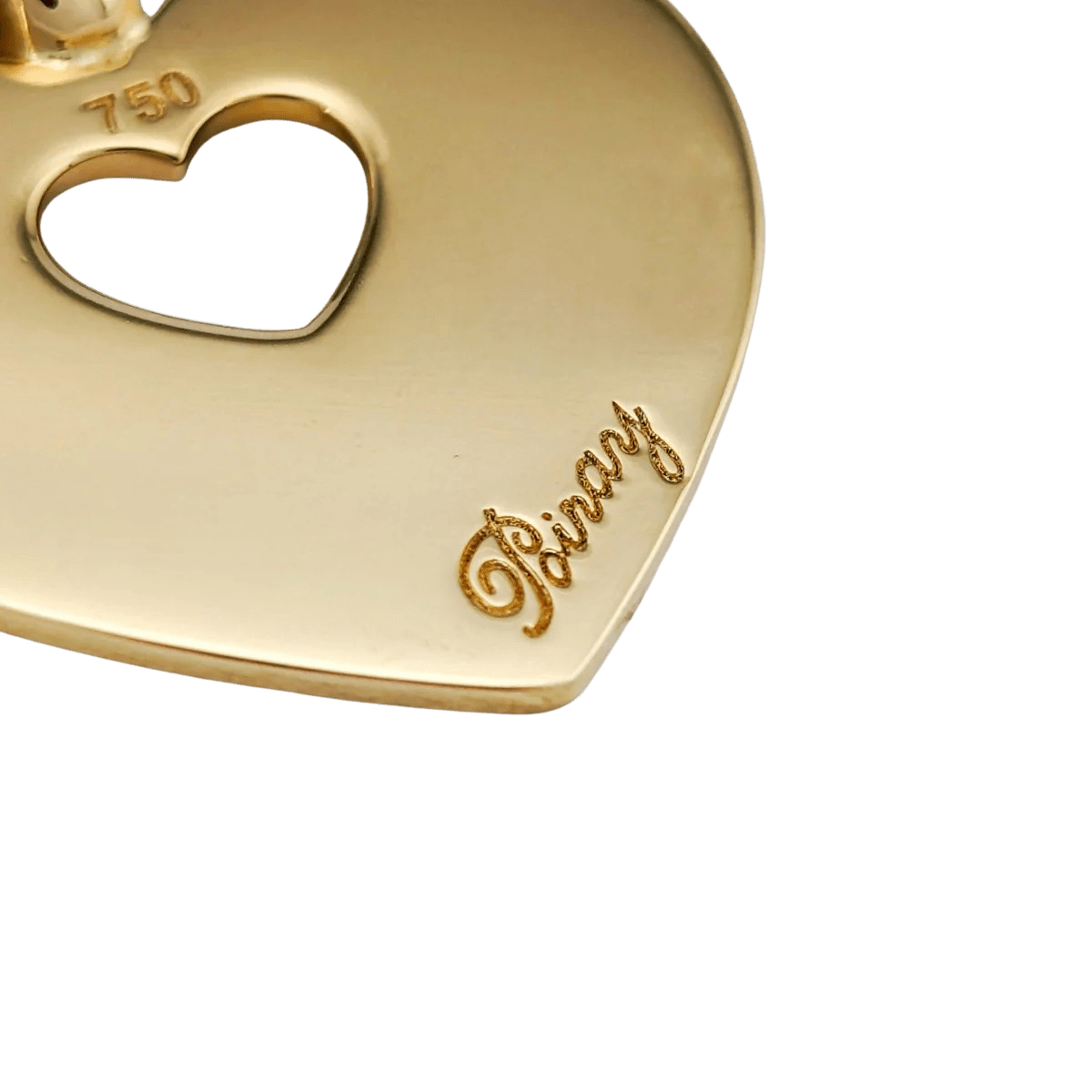 Pendentif POIRAY "Coeur Secret" en or jaune - Castafiore