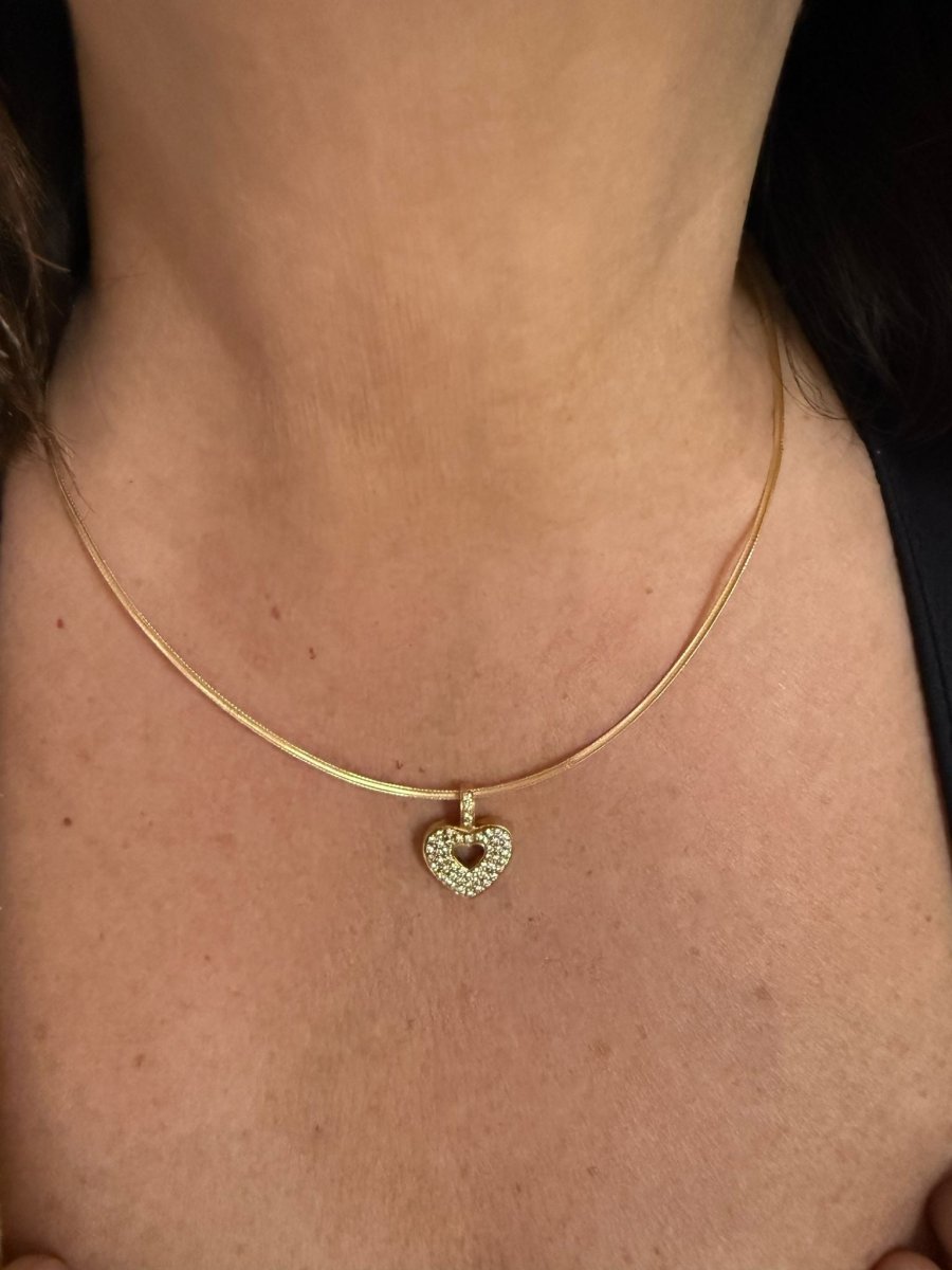 Pendentif POIRAY - Or jaune et diamants - Castafiore