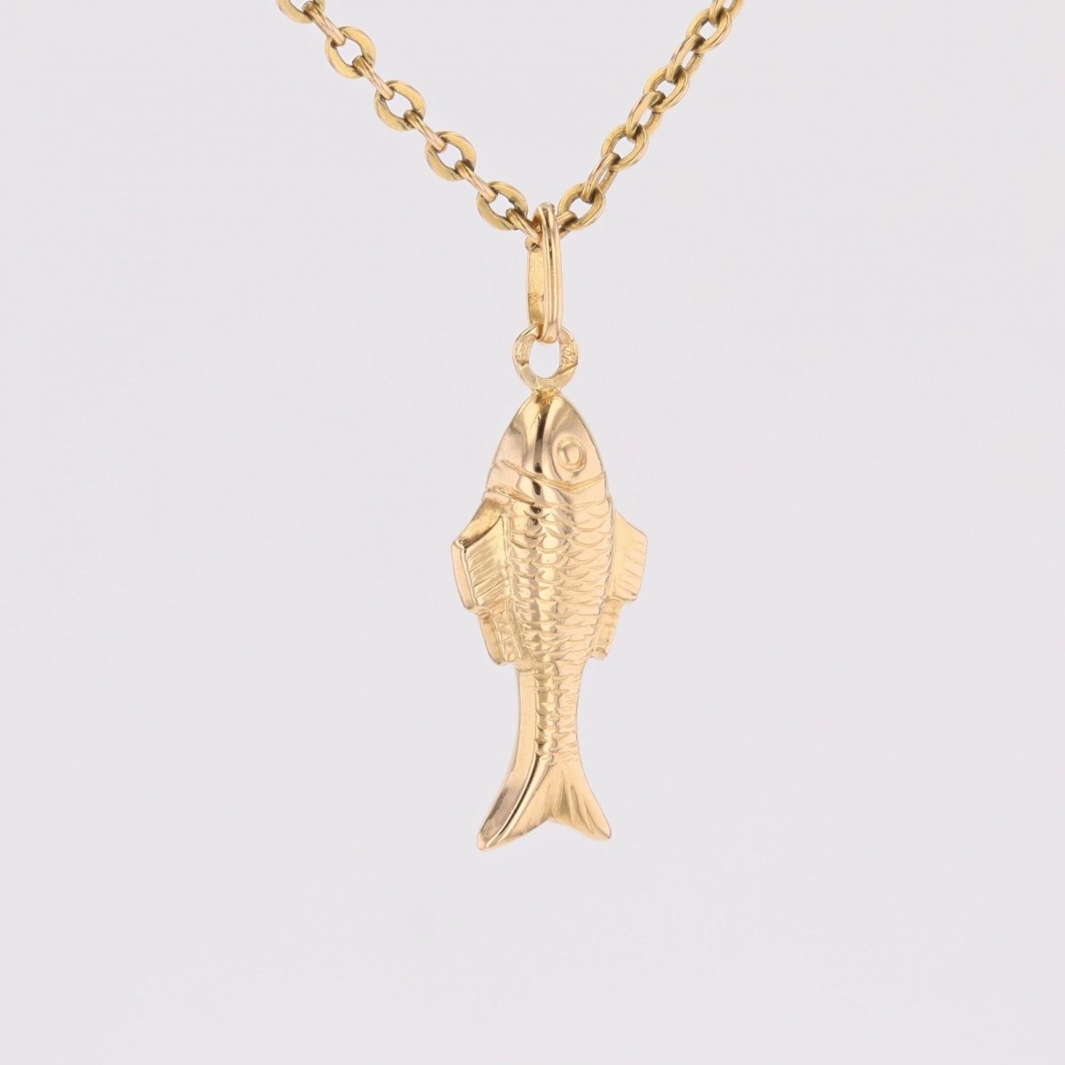 Pendentif poisson en or jaune - Castafiore