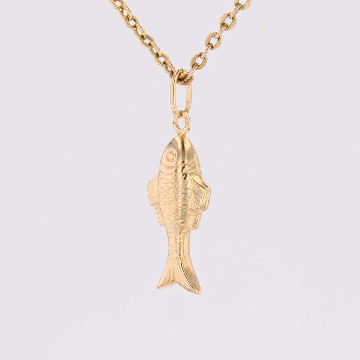 Pendentif poisson en or jaune - Castafiore