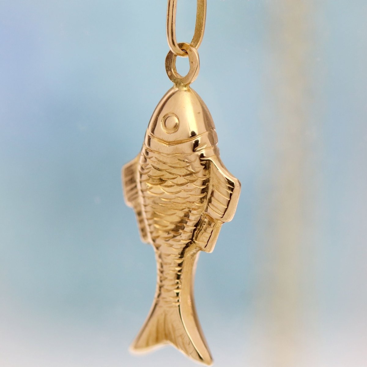 Pendentif poisson en or jaune - Castafiore