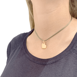 Pendentif POMELLATO "Coeur" en or rose et or jaune. - Castafiore