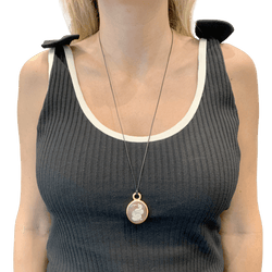 Pendentif POMELLATO "Eva" en or rose et camée - Castafiore