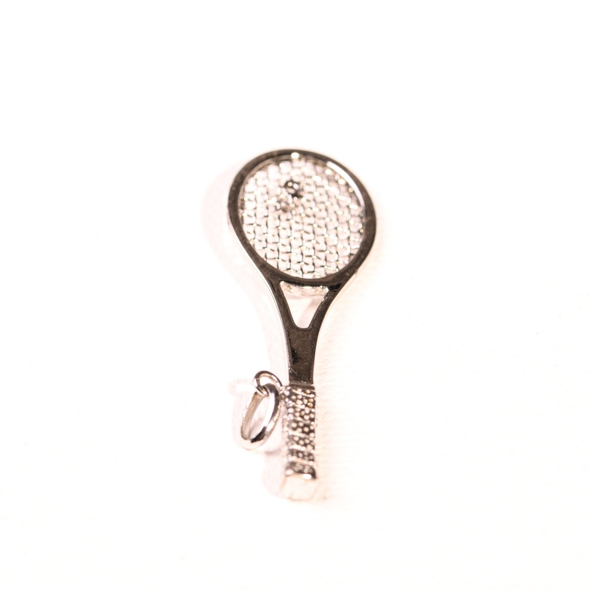 Pendentif raquette de tennis en or blanc et diamant - Castafiore