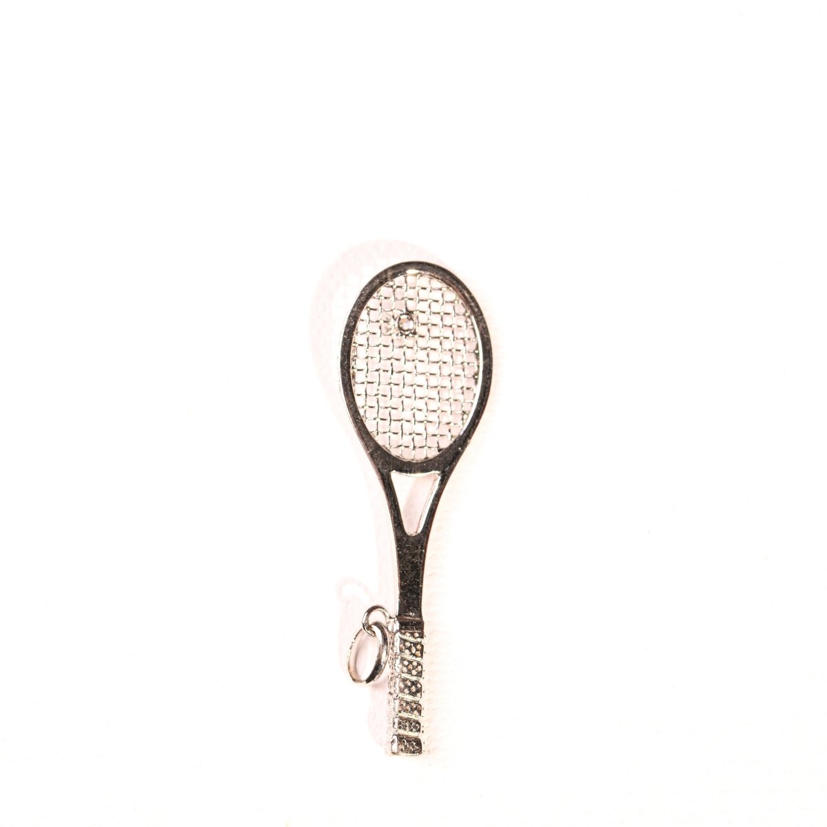 Pendentif raquette de tennis en or blanc et diamant - Castafiore