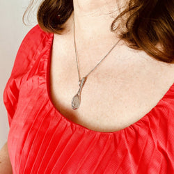 Pendentif raquette de tennis en or blanc et diamant - Castafiore