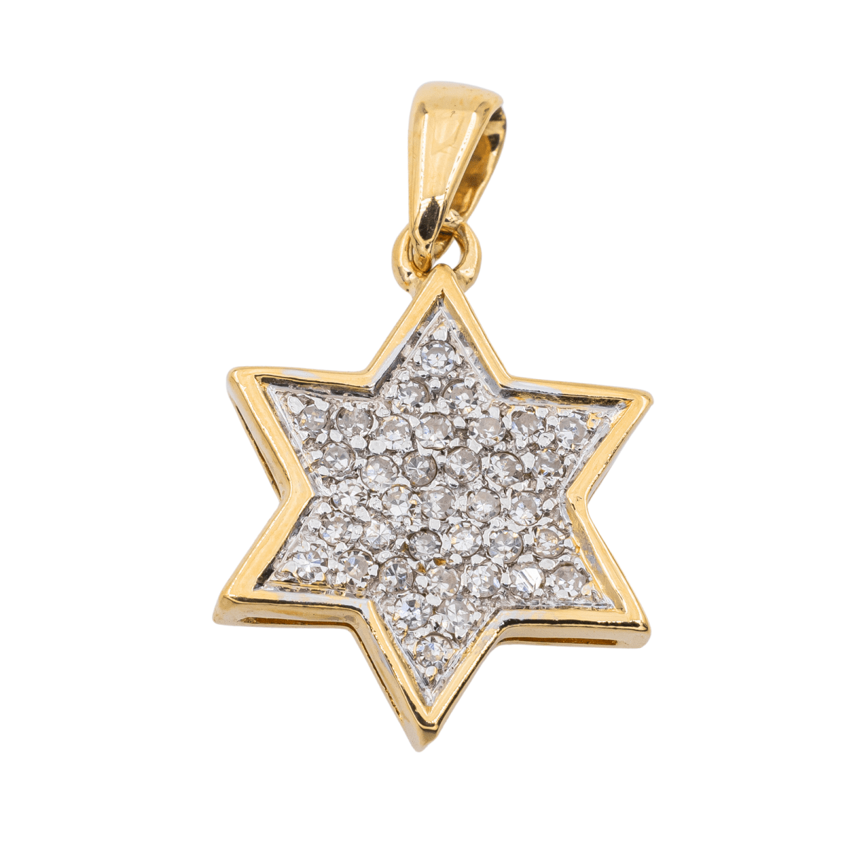 Pendentif Religieux Or jaune Diamant - Castafiore