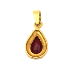 Pendentif Rubis en or jaune - Castafiore