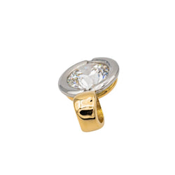 Pendentif Solitaire en or jaune et diamant - Castafiore
