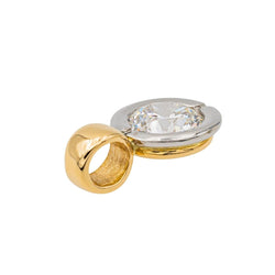 Pendentif Solitaire en or jaune et diamant - Castafiore