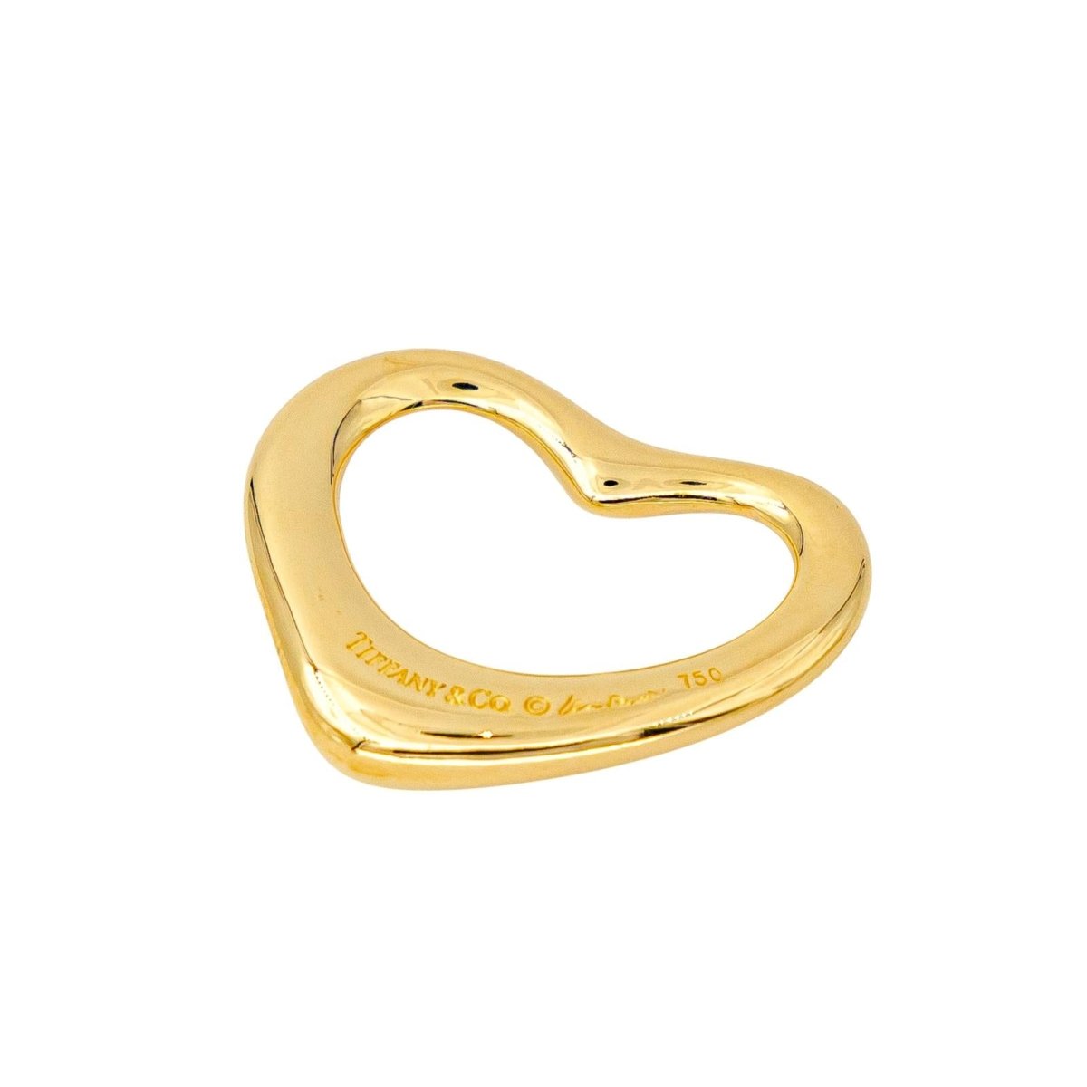 Pendentif TIFANNY & CO. "Open Heart" en or jaune - Castafiore