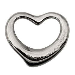 Pendentif TIFFANY & CO Open Heart en platine et diamants - Castafiore