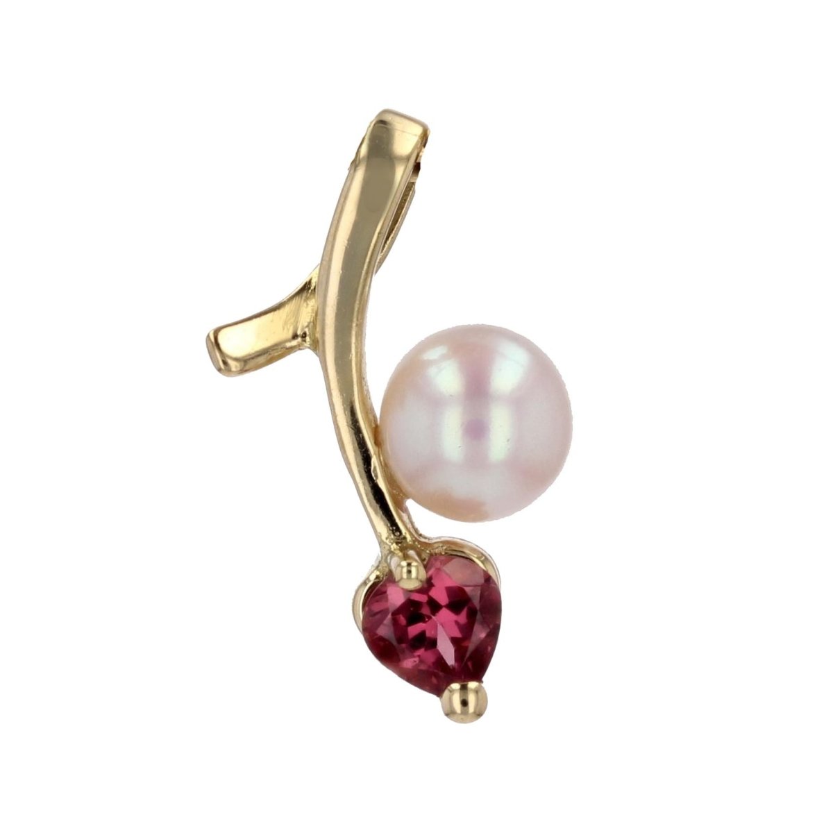 Pendentif Tourmaline perle en or jaune - Castafiore