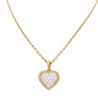 Pendentif VAN CLEEF & ARPELS "Coeur" en or jaune et diamant - Castafiore