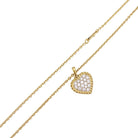 Pendentif VAN CLEEF & ARPELS "Coeur" en or jaune et diamant - Castafiore