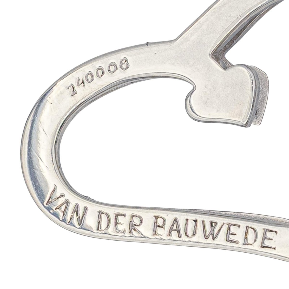 Pendentif VAN DER BAUWEDE en argent, saphirs et diamants - Castafiore