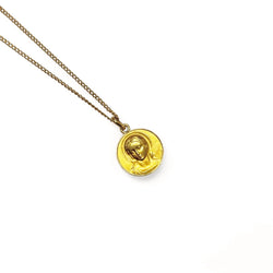 Pendentif Vierge Marie en or jaune - Castafiore