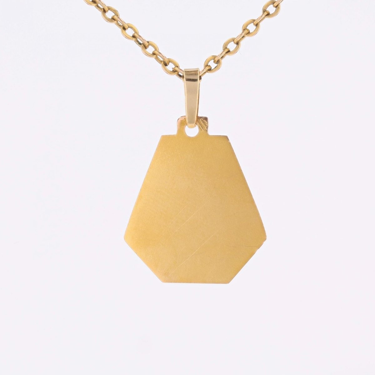 Pendentif Vierge tricolore en or jaune, or rose et or blanc - Castafiore