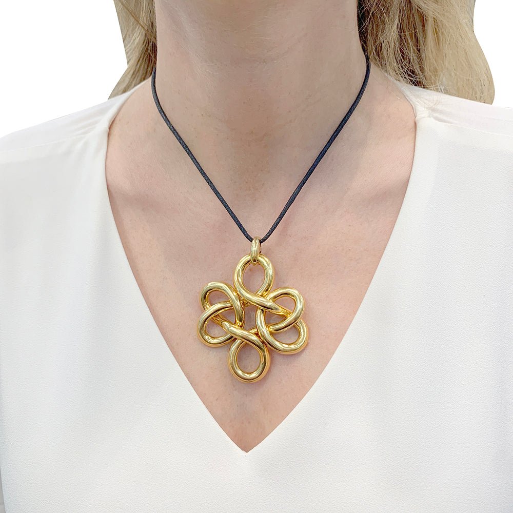 Pendentif vintage Maison VAN CLEEF & ARPELS en or jaune - Castafiore