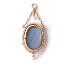 Pendentif Wedgwood perles fines en or - Castafiore