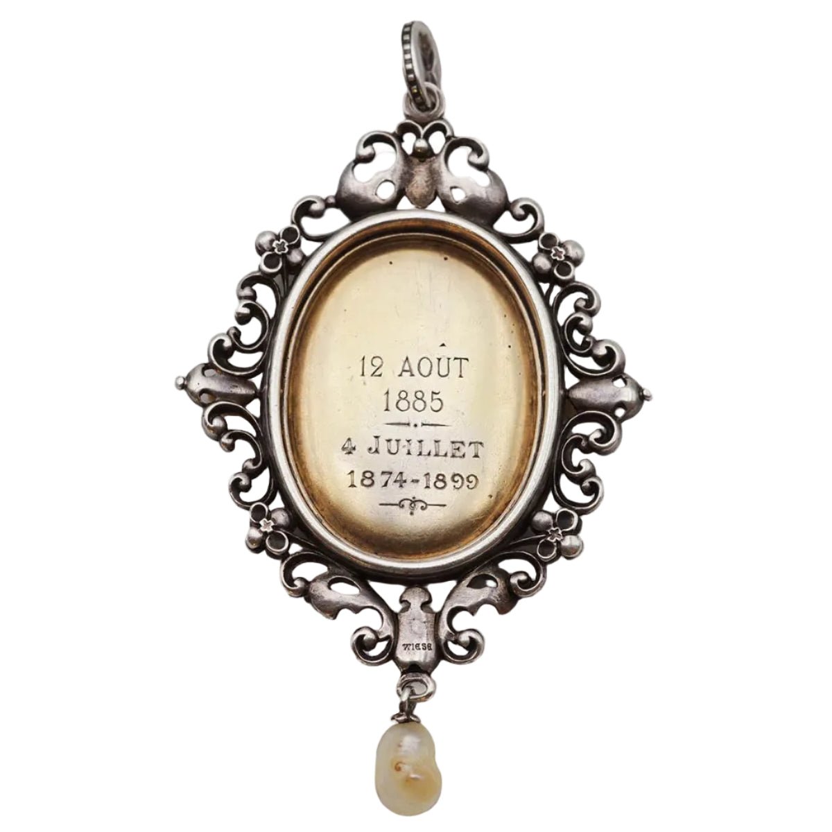 Pendentif WIÈSE "Hercule" en argent, vermeil - Castafiore