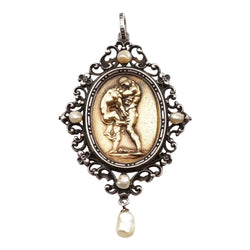 Pendentif WIÈSE "Hercule" en argent, vermeil - Castafiore