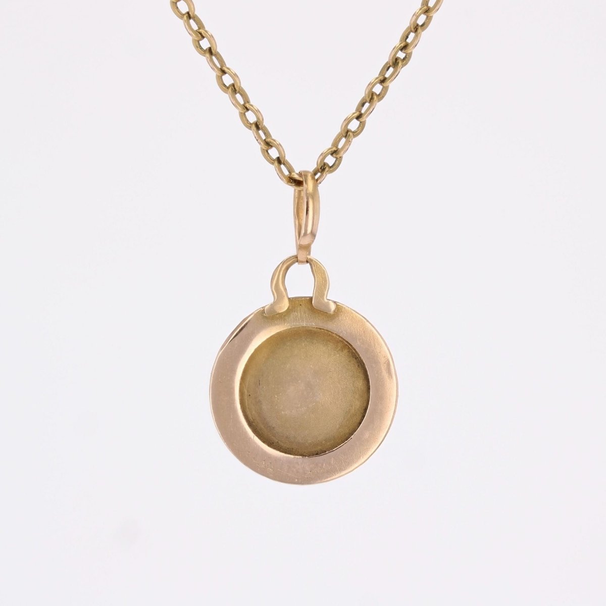 Petite médaille Sagittaire or rose - Castafiore