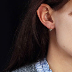 Petites dormeuses anciennes deux ors - Castafiore