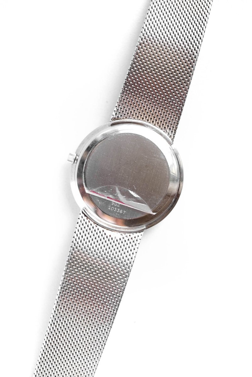 Piaget réf. 0902 Or Blanc Mécanique - v. 1970 (papier et pochette) - Castafiore