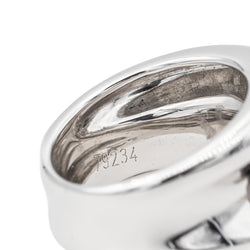 Poiray Bague Cocktail Fidji Or blanc Perle - Castafiore