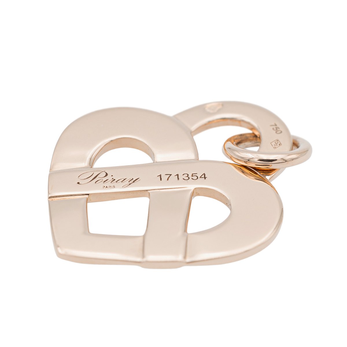 Poiray Pendentif Cœur Entrelacé Or jaune - Castafiore