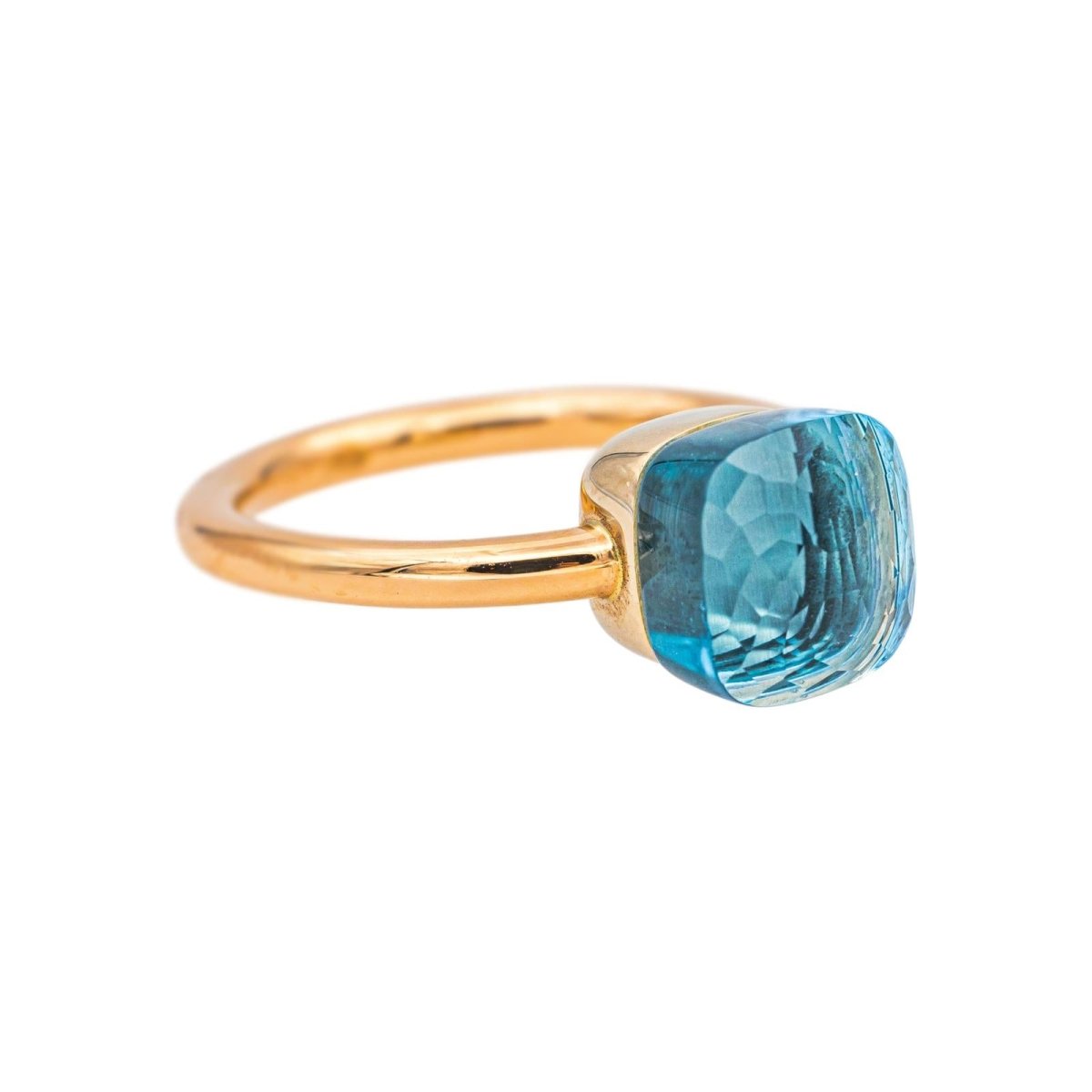 Pomellato Bague Nudo Or rose Topaze - Castafiore
