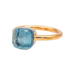 Pomellato Bague Nudo Or rose Topaze - Castafiore