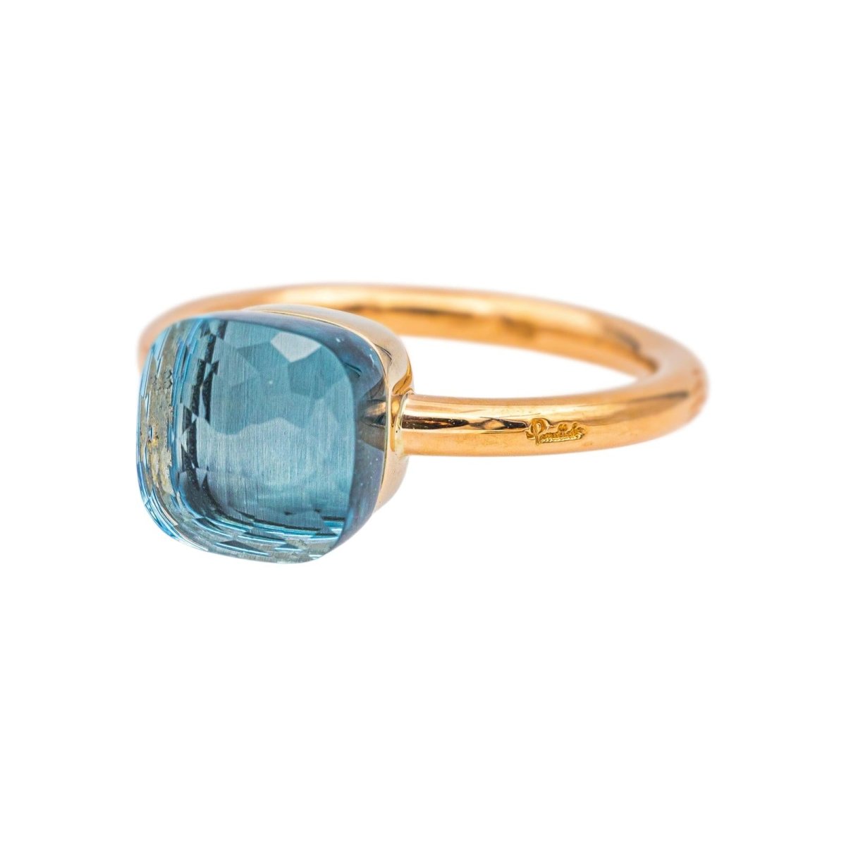 Pomellato Bague Nudo Or rose Topaze - Castafiore
