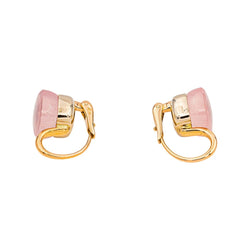 Pomellato Boucles d'oreilles Nudo Or rose Quartz rose - Castafiore