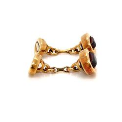 Pomellato Carnelian Gold Cufflinks - Castafiore