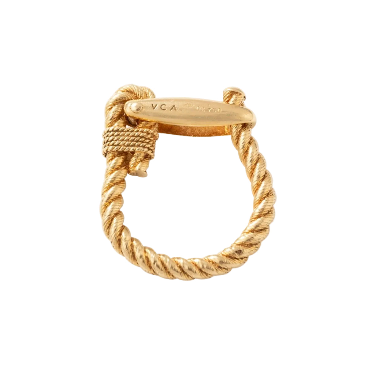 Porte - clés VAN CLEEF & ARPELS Cordage en or jaune - Castafiore
