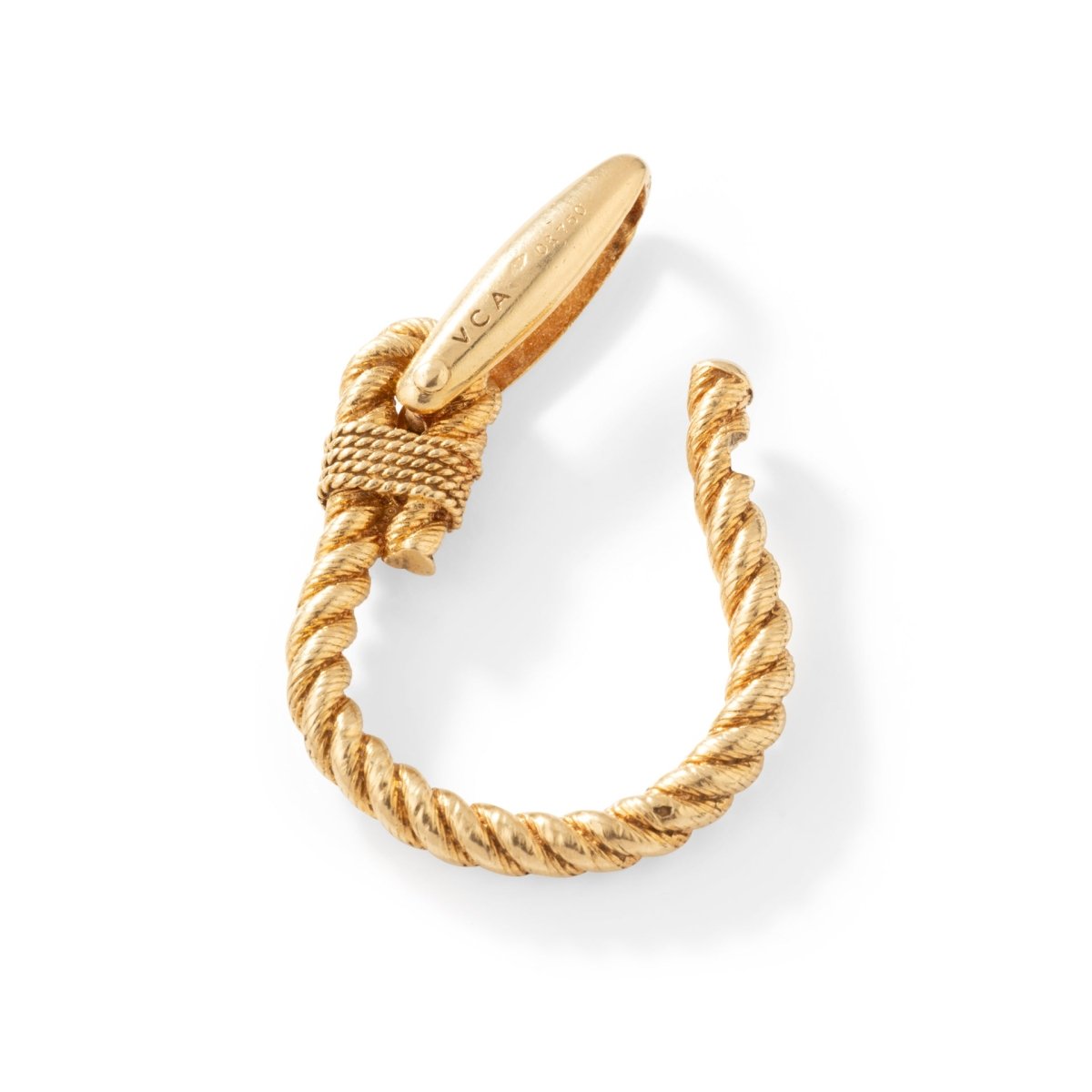 Porte - clés VAN CLEEF & ARPELS Cordage en or jaune - Castafiore