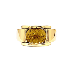 Bague Mauboussin, "Alessandra", or jaune et citrine.