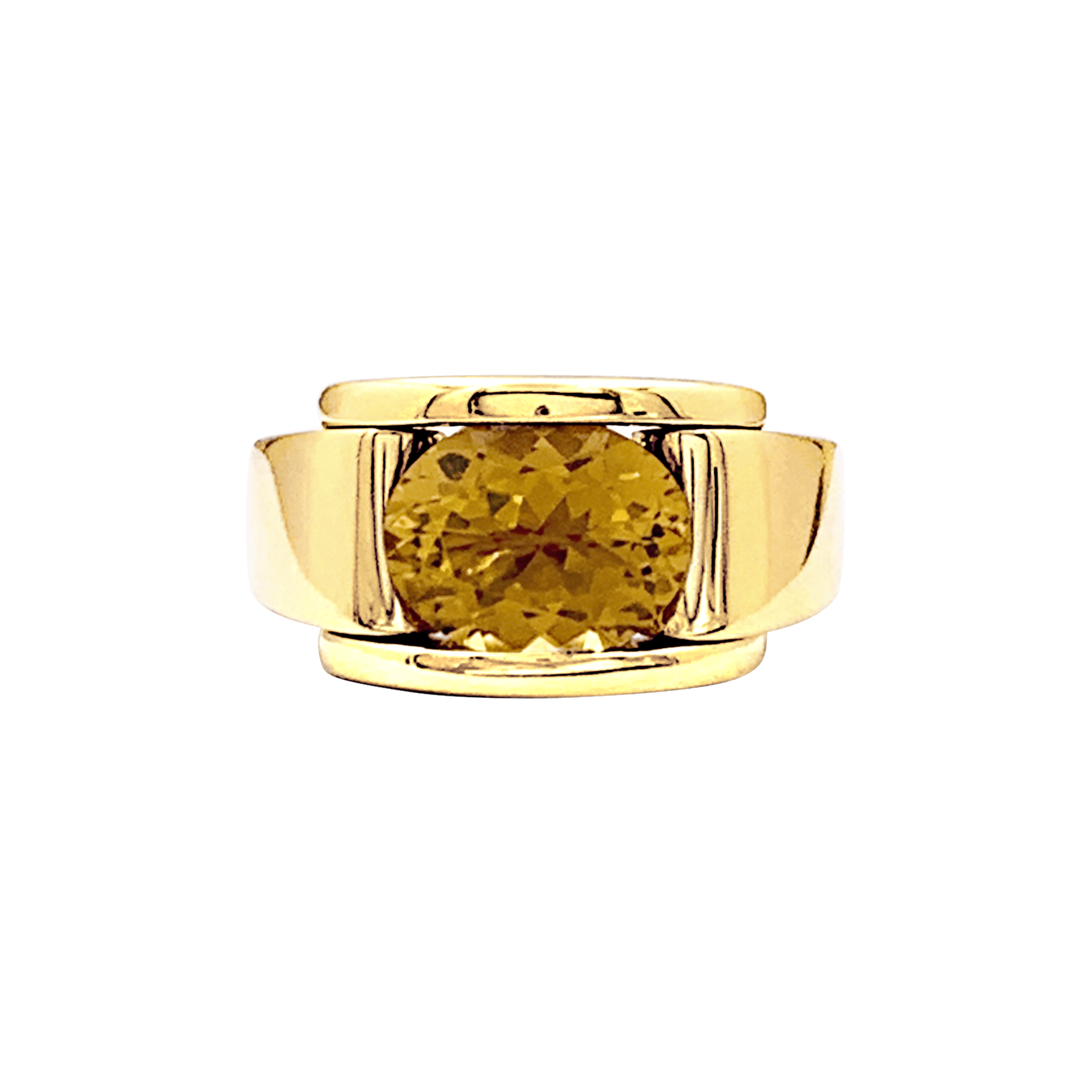 Bague Mauboussin, "Alessandra", or jaune et citrine.